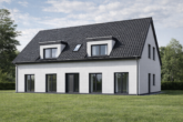 Visualisierung Osten - KFW 40 Neubau - 3-Zi.-Wohnung mit Terrasse & Garten - Horn-Lehe