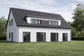 Visualisierung Westen - KFW 40 Neubau - 3-Zi.-Wohnung mit Terrasse & Garten - Horn-Lehe
