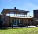 Gartenansicht - Zweifach Panorama - Ihr EFH in Syke mit doppeltem Ausblick, Garten und Garage!