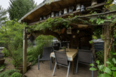 Terrasse - Privatgarten mitten in Bremen – Ihre Stadtwohnung mit Pavillon, Grillhäuschen & Teich