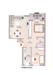 Grundriss - Sanierte 3-Zimmer Wohnung mit Garage und Keller!